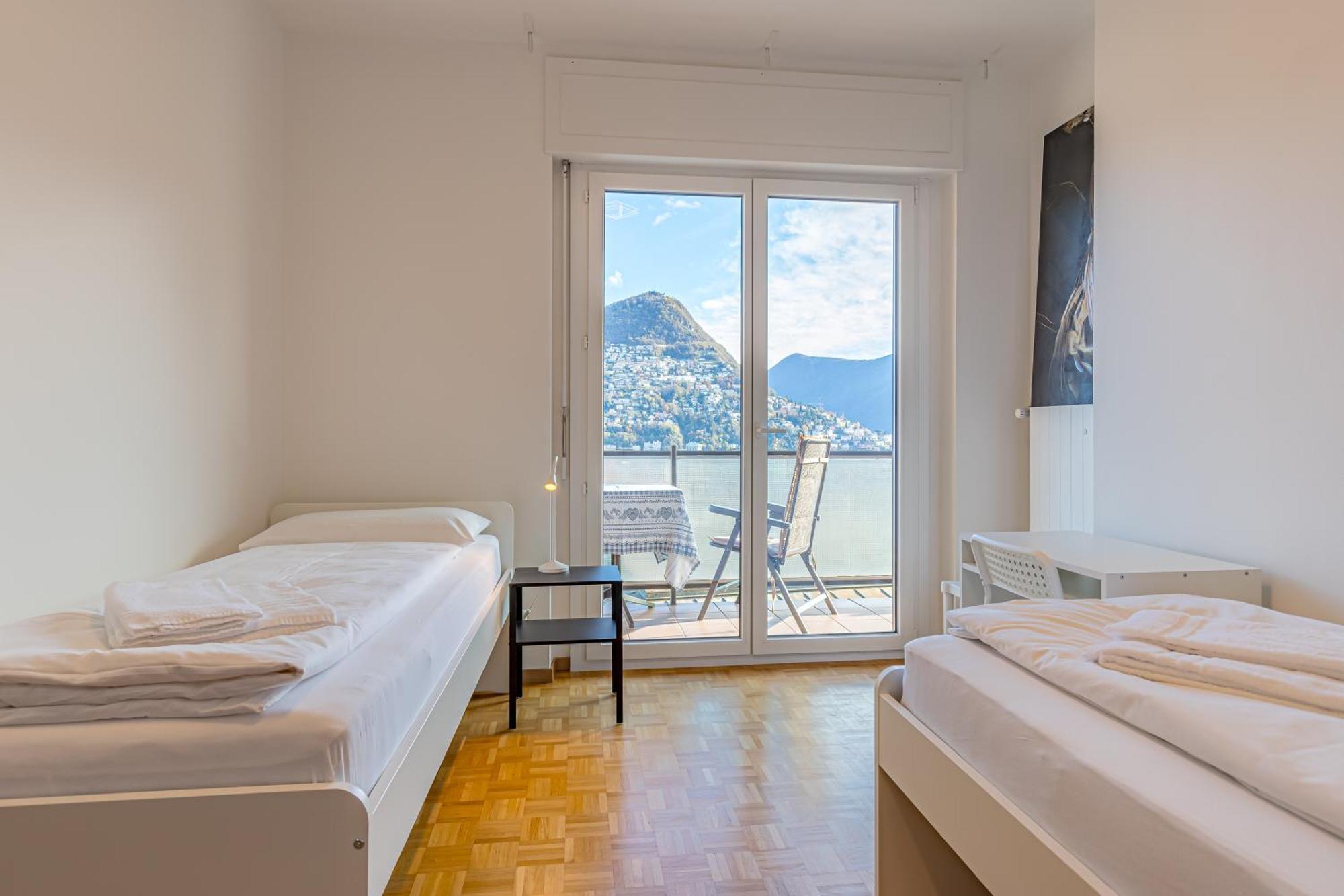 شقة Imperial Of Lugano 4 With A Lake View Behind The Station And 10 Min From The Lake المظهر الخارجي الصورة